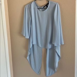 BCBG MaxAzria Flowing Top Blue S
